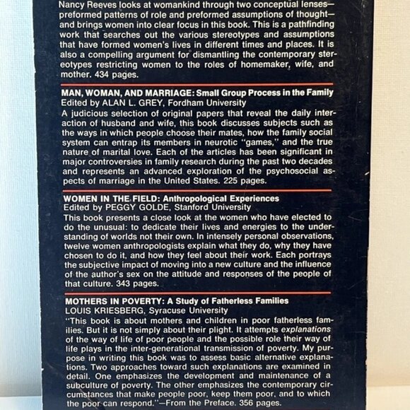 Women and the Public Interest by Jessie Bernard PB Paperback 1975 Second Edition - Picture 7 of 7